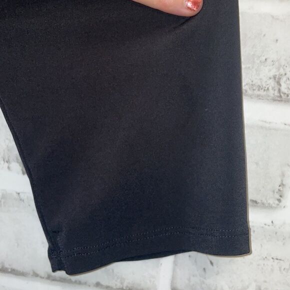 Liz Claiborne Blouse Black V Neck Embellished Neckline Rhinestones Size 1X - Picture 4 of 7